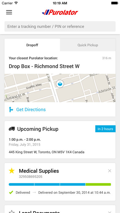 Emulate iPhone app Purolator using MyAndroid