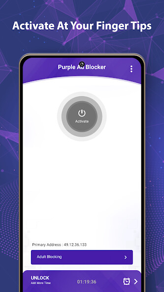 Run android online APK Purple Ad Blocker - Family Pro from MyAndroid or emulate Purple Ad Blocker - Family Pro using MyAndroid