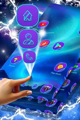 Emulate Android APK Purple An Blue Launcher Emulate Android APK Purple An Blue Launcher
