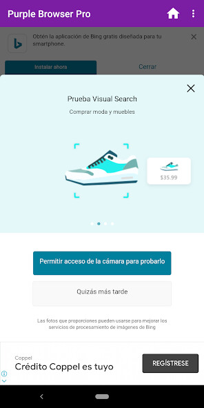 Run android online APK Purple Browser Pro from MyAndroid or emulate Purple Browser Pro using MyAndroid