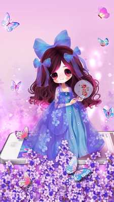 Emulate Android APK Purple Butterfly Girl Theme Emulate Android APK Purple Butterfly Girl Theme