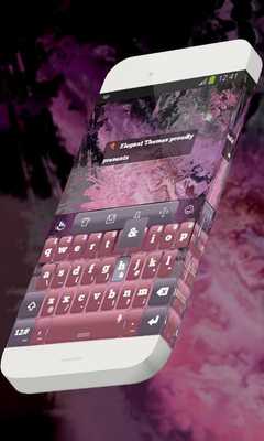 Emulate Android APK Purple crystals Keypad Theme