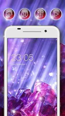Emulate Android APK Purple Diamond luxury theme: glittering launcher Emulate Android APK Purple Diamond luxury theme: glittering launcher