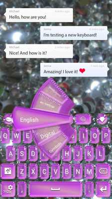 Emulate Android APK Purple Diamonds Theme