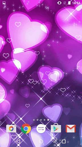 Emulate Android APK Purple Hearts Live Wallpaper Emulate Android APK Purple Hearts Live Wallpaper