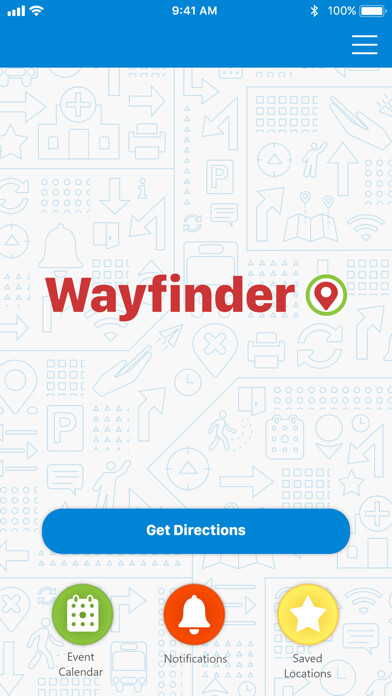 Emulate iPhone app Purple Partner Wayfinding using MyAndroid