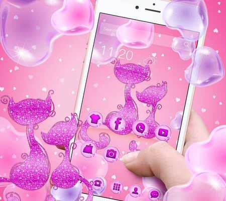 Emulate Android APK Purple Pink Lovely Cat Theme Emulate Android APK Purple Pink Lovely Cat Theme