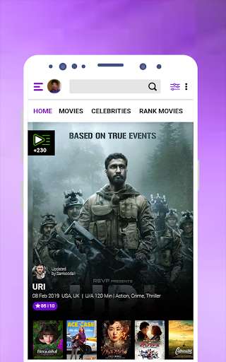 Run android online APK Purplereels Movies, Celebrities and Reviews from MyAndroid or emulate Purplereels Movies, Celebrities and Reviews using MyAndroid