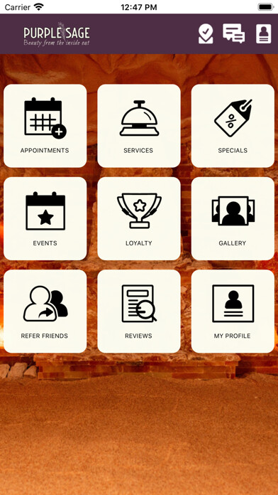 Emulate iPhone app Purple Sage using MyAndroid
