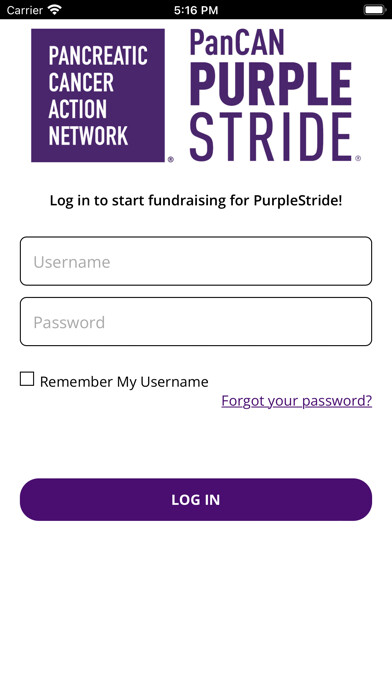 Emulate iPhone app PurpleStride using MyAndroid Emulate iPhone app PurpleStride using MyAndroid
