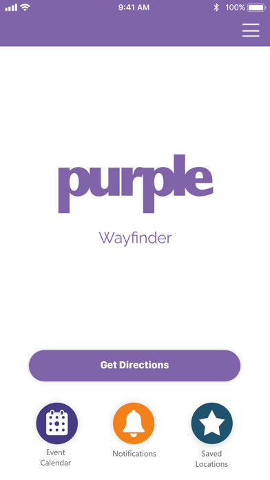Emulate iPhone app Purple Wayfinding using MyAndroid