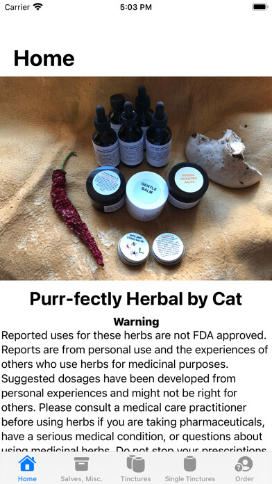 Emulate iPhone app Purrfectly Herbal using MyAndroid Emulate iPhone app Purrfectly Herbal using MyAndroid