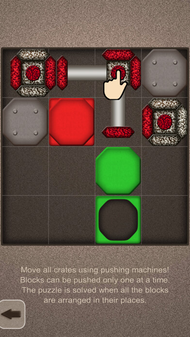 Emulate iPhone app Push it. Sokoban edition. using MyAndroid