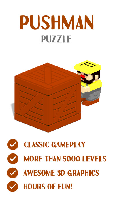 Emulate iPhone app Pushman Puzzle using MyAndroid