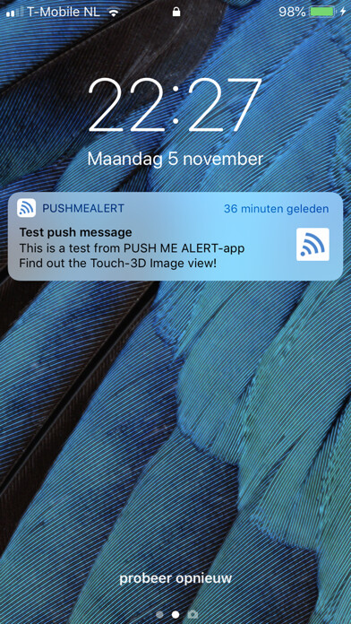 Emulate iPhone app PushMeAlert using MyAndroid Emulate iPhone app PushMeAlert using MyAndroid