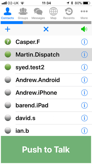 Run android online APK Push (PTT) from MyAndroid or emulate Push (PTT) using MyAndroid