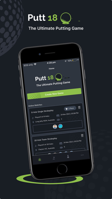 Emulate iPhone app Putt18 using MyAndroid