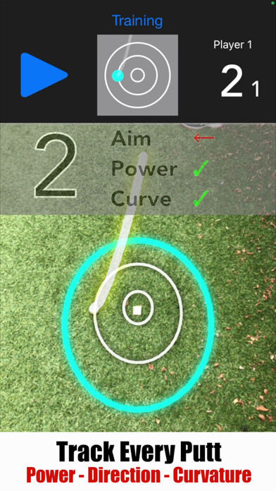 Emulate iPhone app Putt Profile Golf Analyzer using MyAndroid
