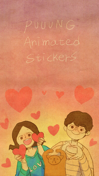 Emulate iPhone app Puuung Animated Stickers using MyAndroid Emulate iPhone app Puuung Animated Stickers using MyAndroid