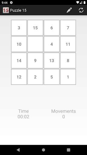 Run android online APK Puzzle 15 Lite from MyAndroid or emulate Puzzle 15 Lite using MyAndroid