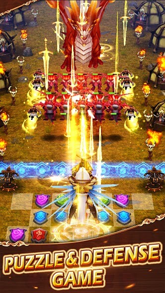 Run android online APK Puzzle  Defense:Match 3 game from MyAndroid or emulate Puzzle  Defense:Match 3 game using MyAndroid