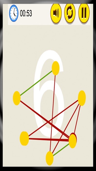 Emulate iPhone app Puzzle Game : Dont Cross the Line using MyAndroid