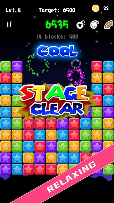 Emulate iPhone app puzzle games - POP Block Fun using MyAndroid