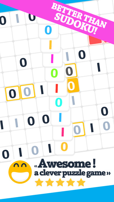 Emulate iPhone app Puzzle IO - Binary Sudoku using MyAndroid