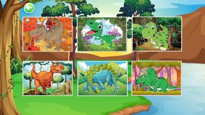 Emulate iPhone app puzzle jigsaw dinosaur social studies first grade using MyAndroid