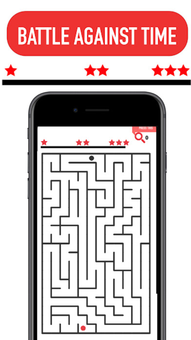 Emulate iPhone app Puzzle Maze Game using MyAndroid