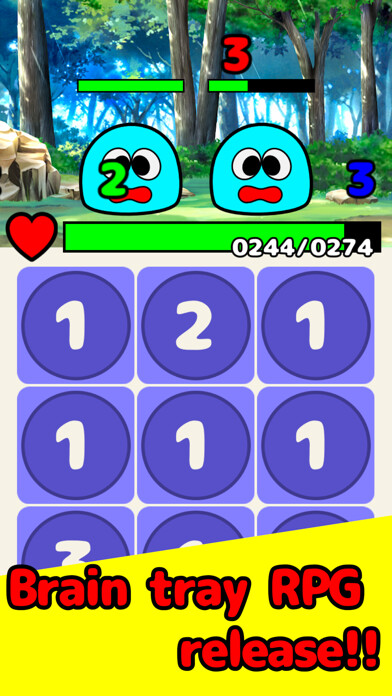 Emulate iPhone app PuzzleSlimeBattle2 Expert using MyAndroid