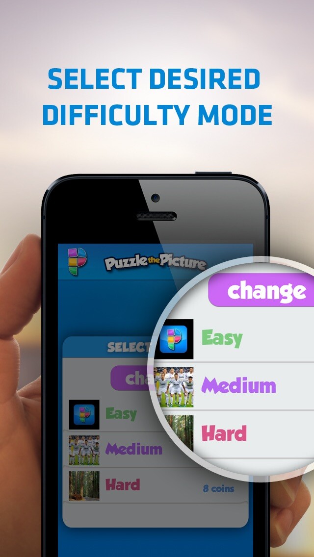 Emulate iPhone app Puzzle the picture: Free multiplayer puzzle game using MyAndroid