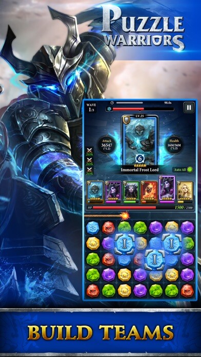 Emulate iPhone app Puzzle Warriors RPG using MyAndroid Emulate iPhone app Puzzle Warriors RPG using MyAndroid