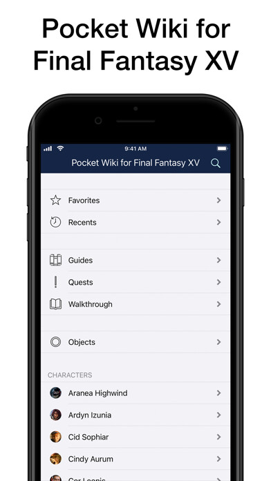 Emulate iPhone app PW for Final Fantasy XV using MyAndroid