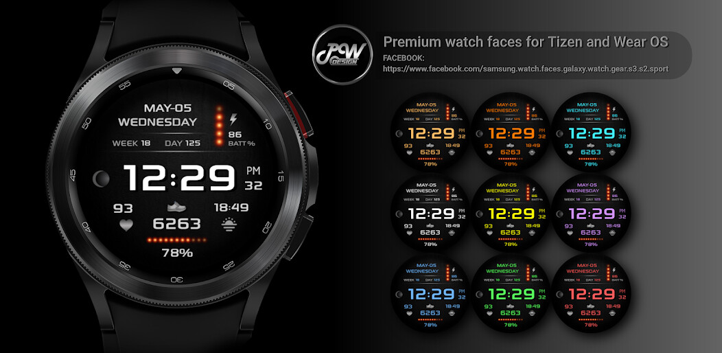 Run android online APK PWW31 - Sport Digi Watch Face from MyAndroid or emulate PWW31 - Sport Digi Watch Face using MyAndroid