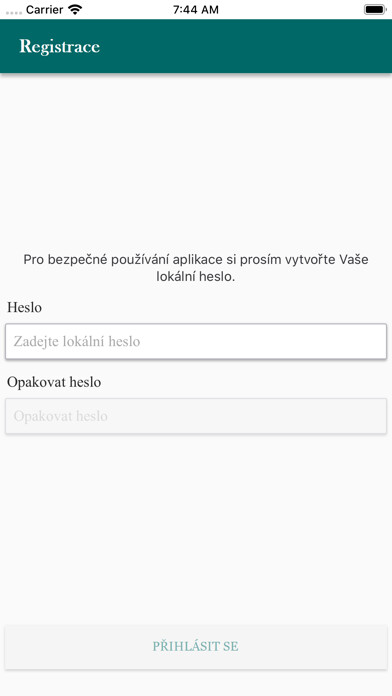 Emulate iPhone app PX Klíč using MyAndroid