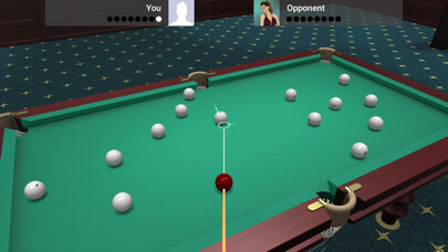 Emulate iPhone app Pyramid Billiard using MyAndroid