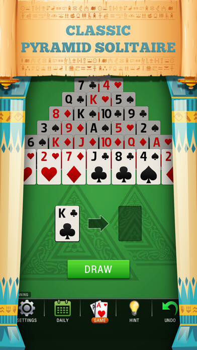 Emulate iPhone app Pyramid Solitaire - Epic! using MyAndroid Emulate iPhone app Pyramid Solitaire - Epic! using MyAndroid