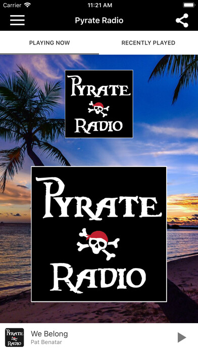Emulate iPhone app Pyrate Radio using MyAndroid