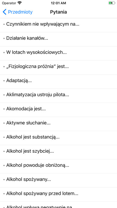 Emulate iPhone app Pytania PLG (SPL) using MyAndroid