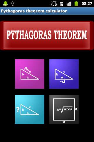 Emulate Android APK Pythagoras theorem Calculator Emulate Android APK Pythagoras theorem Calculator