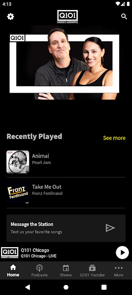 Emulate iPhone app Q101 Chicago using MyAndroid Emulate iPhone app Q101 Chicago using MyAndroid