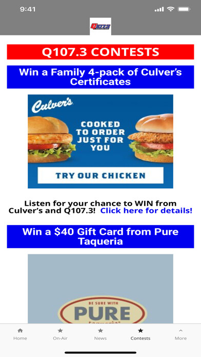 Emulate iPhone app Q107.3 using MyAndroid Emulate iPhone app Q107.3 using MyAndroid