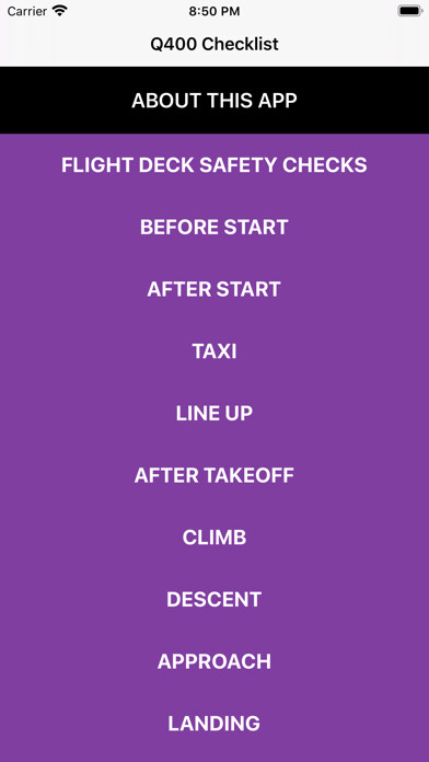 Emulate iPhone app Q400 Checklist using MyAndroid Emulate iPhone app Q400 Checklist using MyAndroid