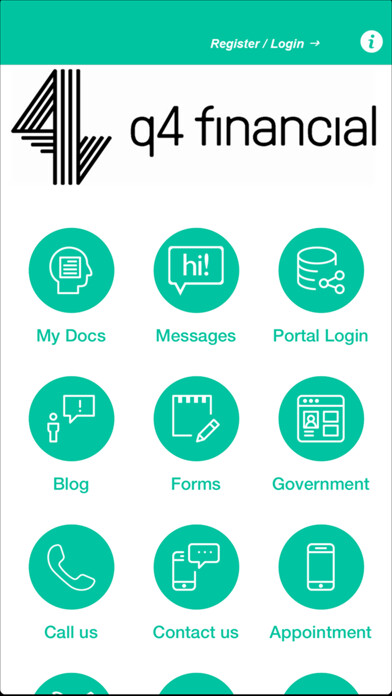 Emulate iPhone app Q4 financial using MyAndroid
