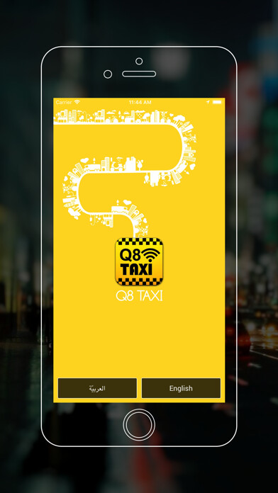 Emulate iPhone app Q8 Taxi - Book taxi in Kuwait using MyAndroid