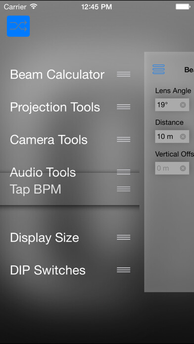 Emulate iPhone app Qalculator using MyAndroid