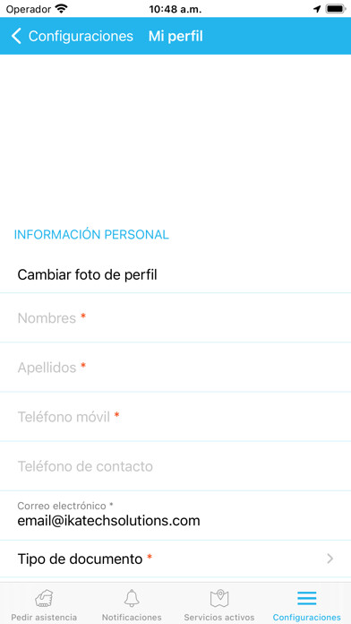 Emulate iPhone app QAsistencia using MyAndroid Emulate iPhone app QAsistencia using MyAndroid