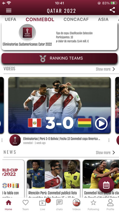 Emulate iPhone app Qatar 2022 - Eliminatorias using MyAndroid Emulate iPhone app Qatar 2022 - Eliminatorias using MyAndroid