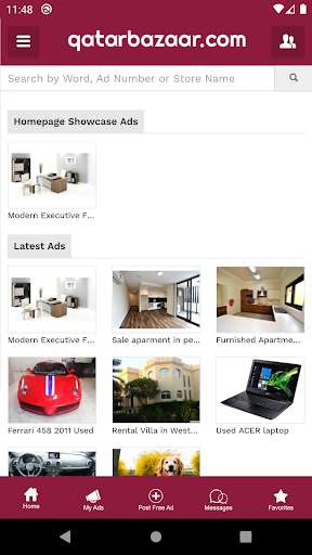 Run android online APK QatarBazaar from MyAndroid or emulate QatarBazaar using MyAndroid